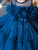 Teal Blue Tiana Dress With Hair Pin *