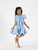 Light blue neoprene baby dress - global.janyascloset.com