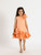 Peach neoprene dress - global.janayascloset.com