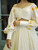 Yellow Ombre lehnga with Draped Painted Blouse