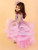 Lisa Embroidered Birthday Party Dress With Hair Accessory