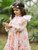 Baby Dolce Floral Digital Print Party Dress For Girls