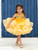 Eloise Yellow Birthady Party Dress With Hair Pin *