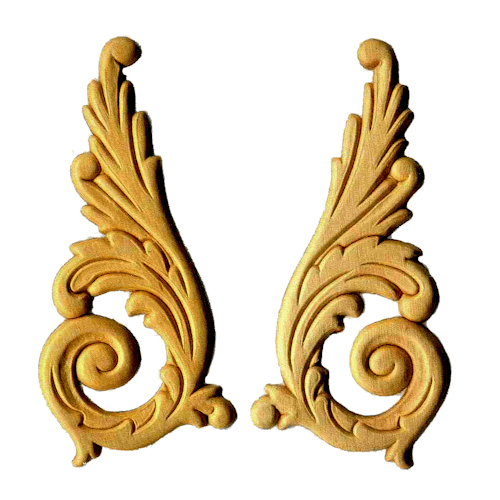 Oak Wood Appliques D. Lawless Hardware