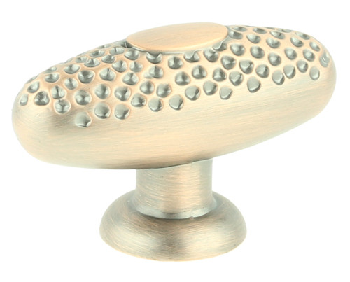 2" Hammered Knob Antique Copper D. Lawless Hardware
