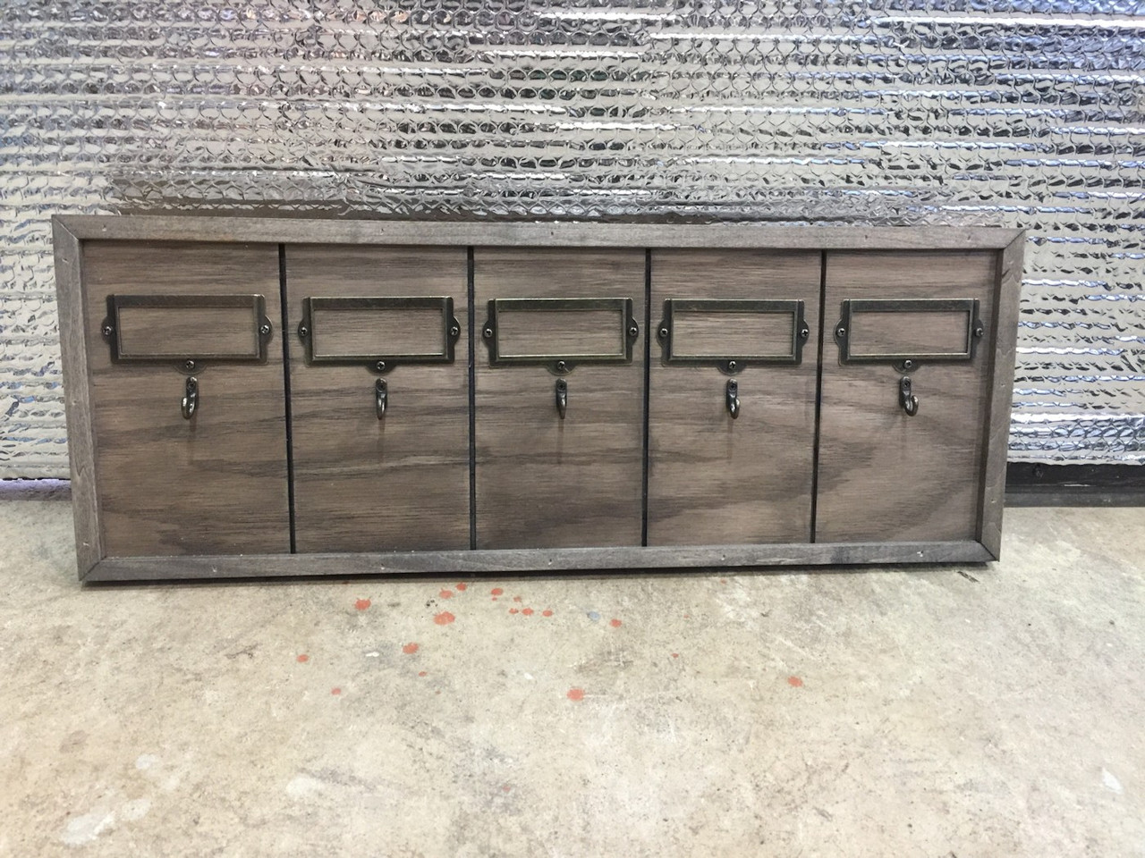 (10 Pack) Jewelry Box Hook or Key Hanger with Screw Antique Brass