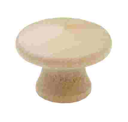 11/2" Wood Knob Unfinished Birch
