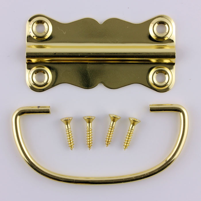 Polished Brass Chest Handle 31/4"