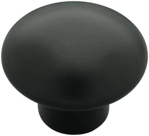 13/8" Classic Ceramic Knob Satin Black