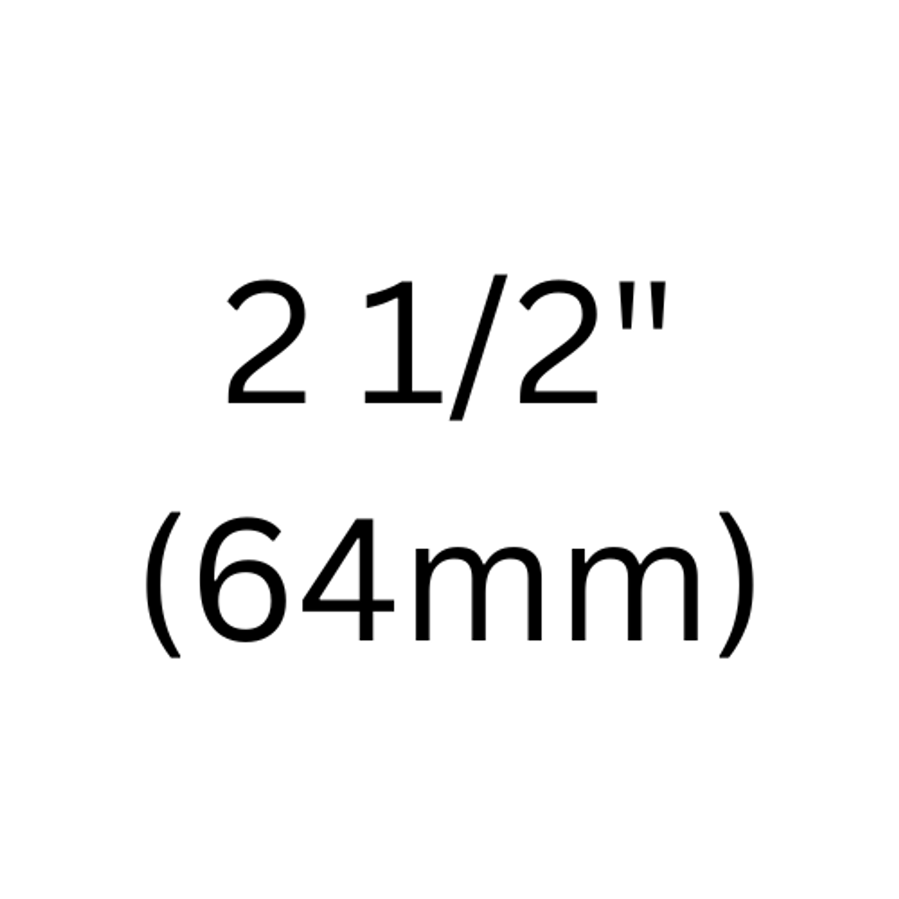 2 1/2" (64mm) Drawer Pulls