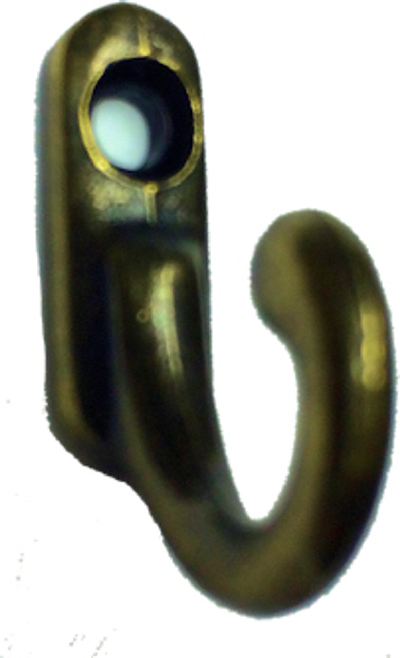 Jewelry Box Necklace Hook - Brass Finish w/ Screw - 3mm (25 PER BAG)