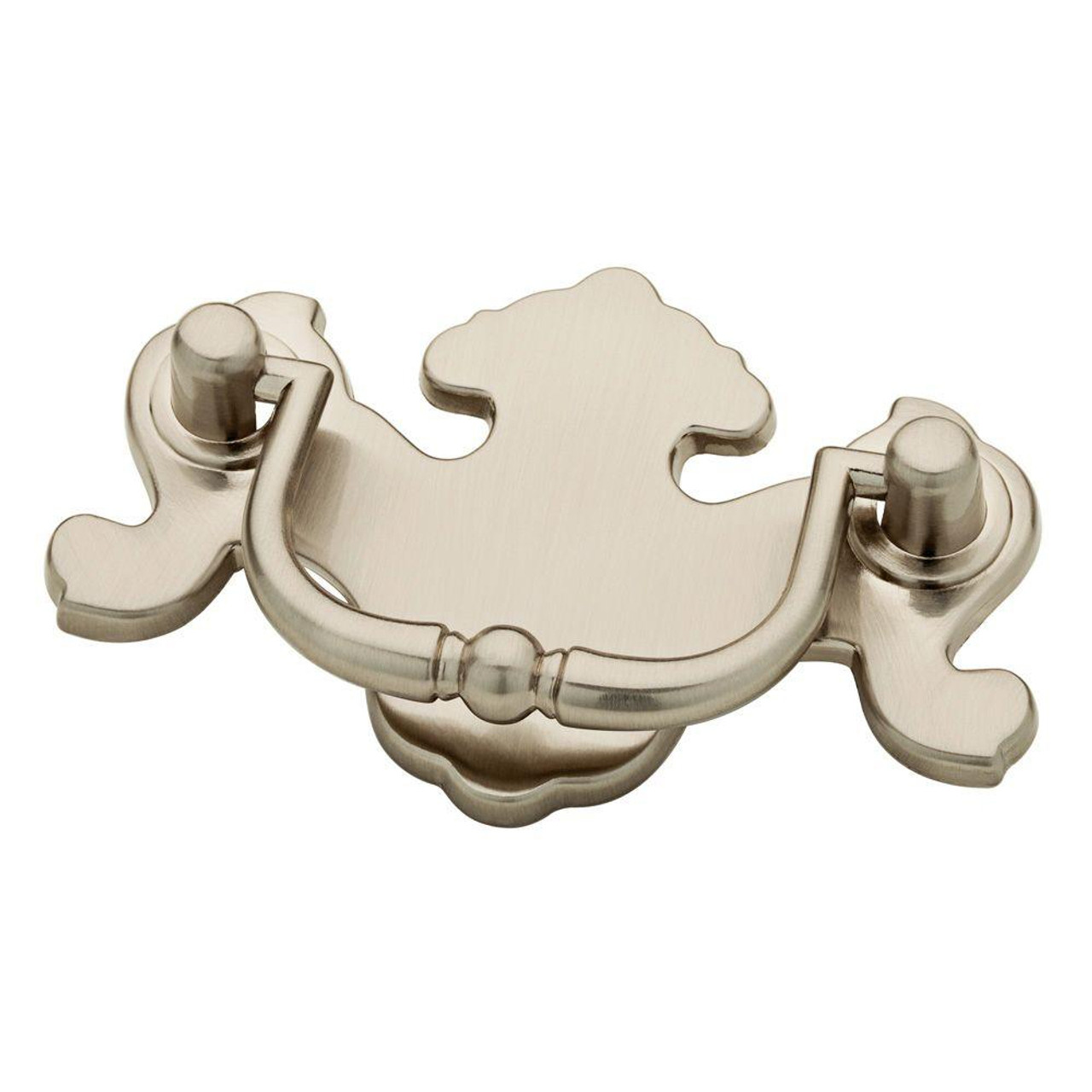 Satin Nickel Bail Pull Traditional Chippendale Style 2-1/2 c-c