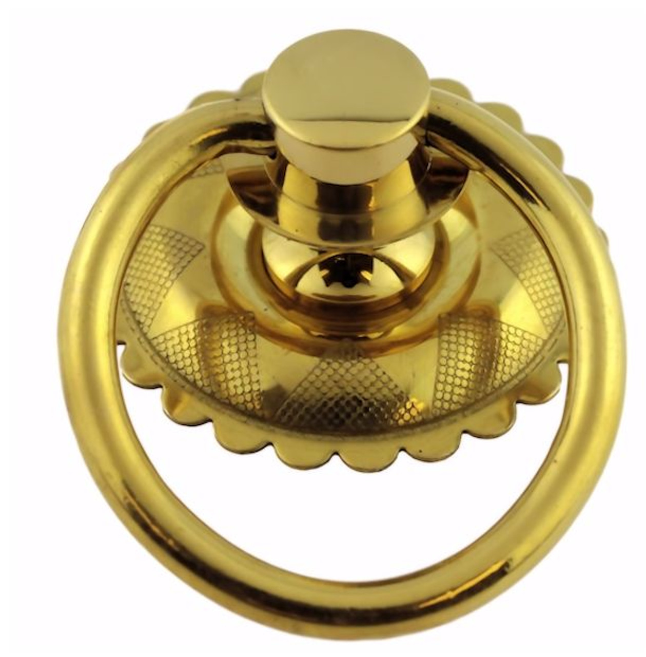Solid Brass Oval Cabinet Knob in Antique-By-Hand - 1 1/4 x 7/8