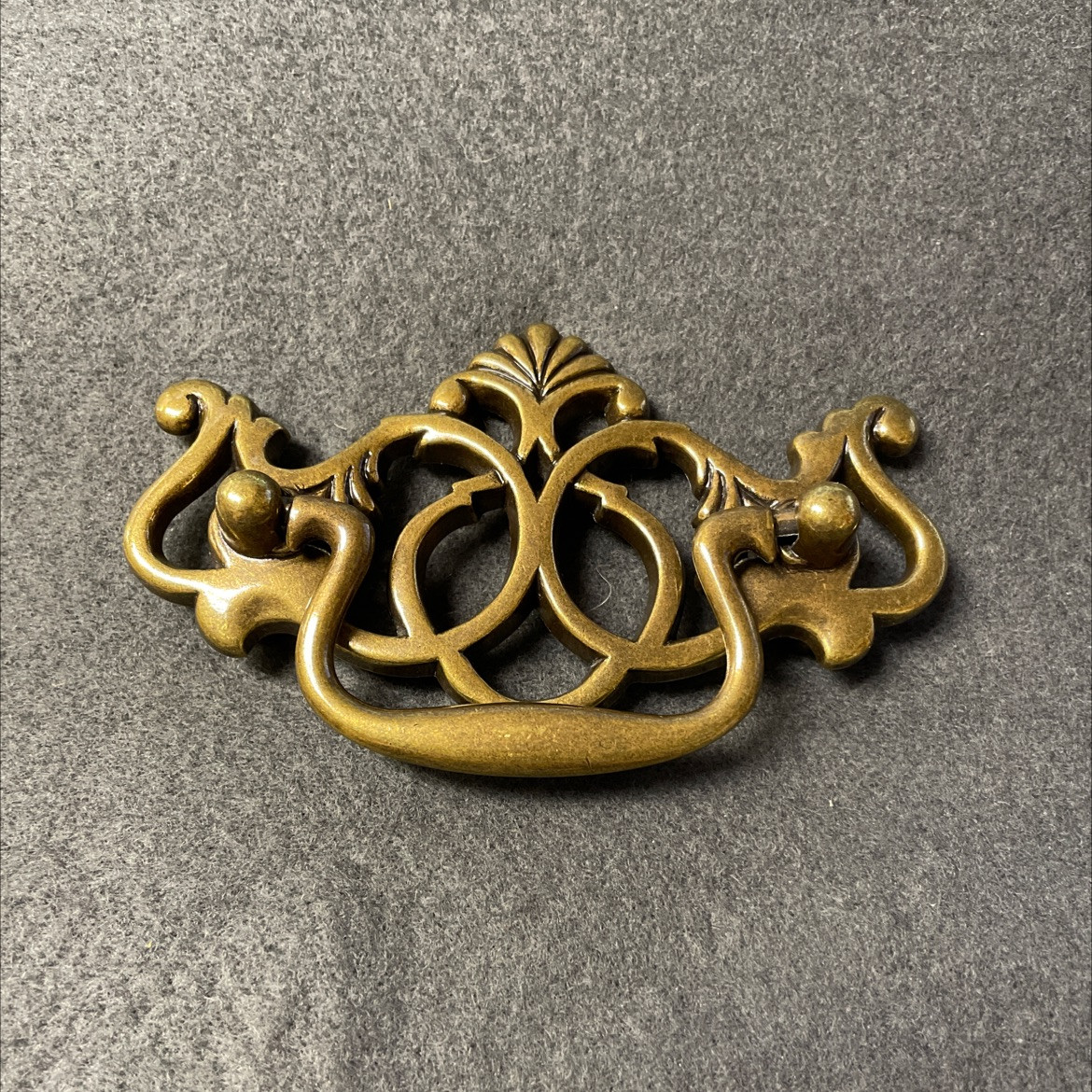 American Chippendale Brass Bail Pull - 3-Inch Center-to-Center | House of Antique Hardware