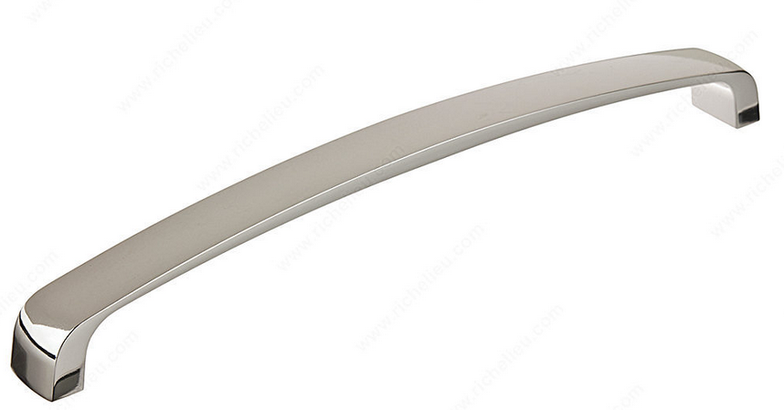 Richelieu Modern Metal Pull - 820 - Polished Nickel - 192 mm - D ...