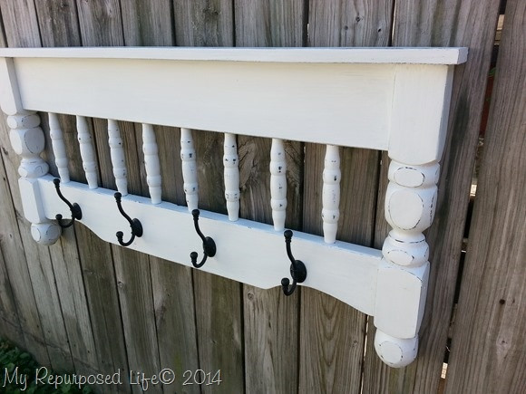 51/8" Two Prong Ball End Coat Hook Flat Black