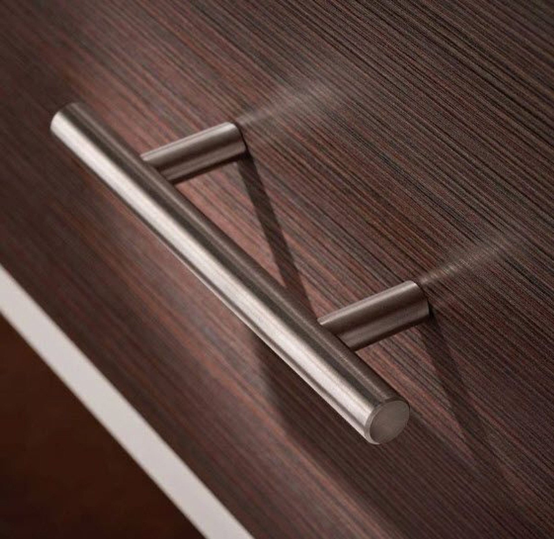 21/2" Bauhaus Flat End Bar Pull Stainless Steel D. Lawless Hardware