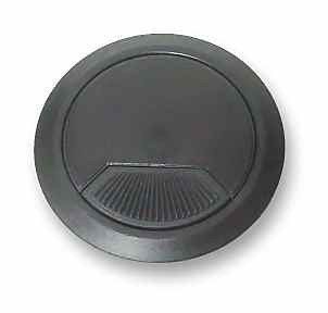 Single Desk Cable Grommet Black 60mm LM20004BLA D. Lawless