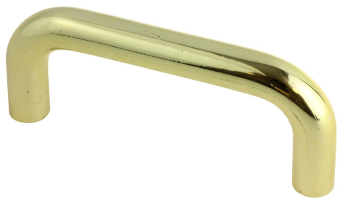 33/4" Steel Wire Pull Brass Plated