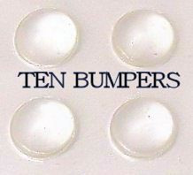 Self Adhesive Plastic Bumper 3Mm Clear 10 Bumpers on a Strip LM16805