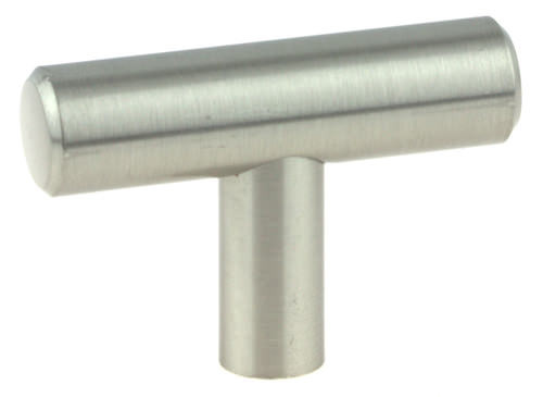 13/4" Steel Bar "T" Knob Satin Nickel