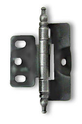Premium WrapAround Single Hinge for 1/2" Flush Doors Minaret Tip