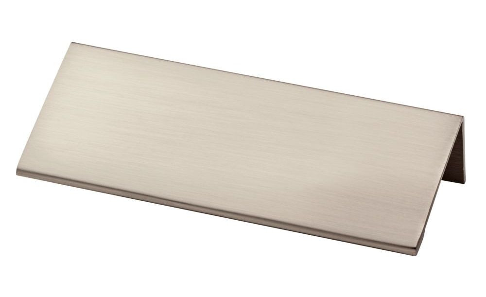 3" Modern Edge Pull Satin Nickel