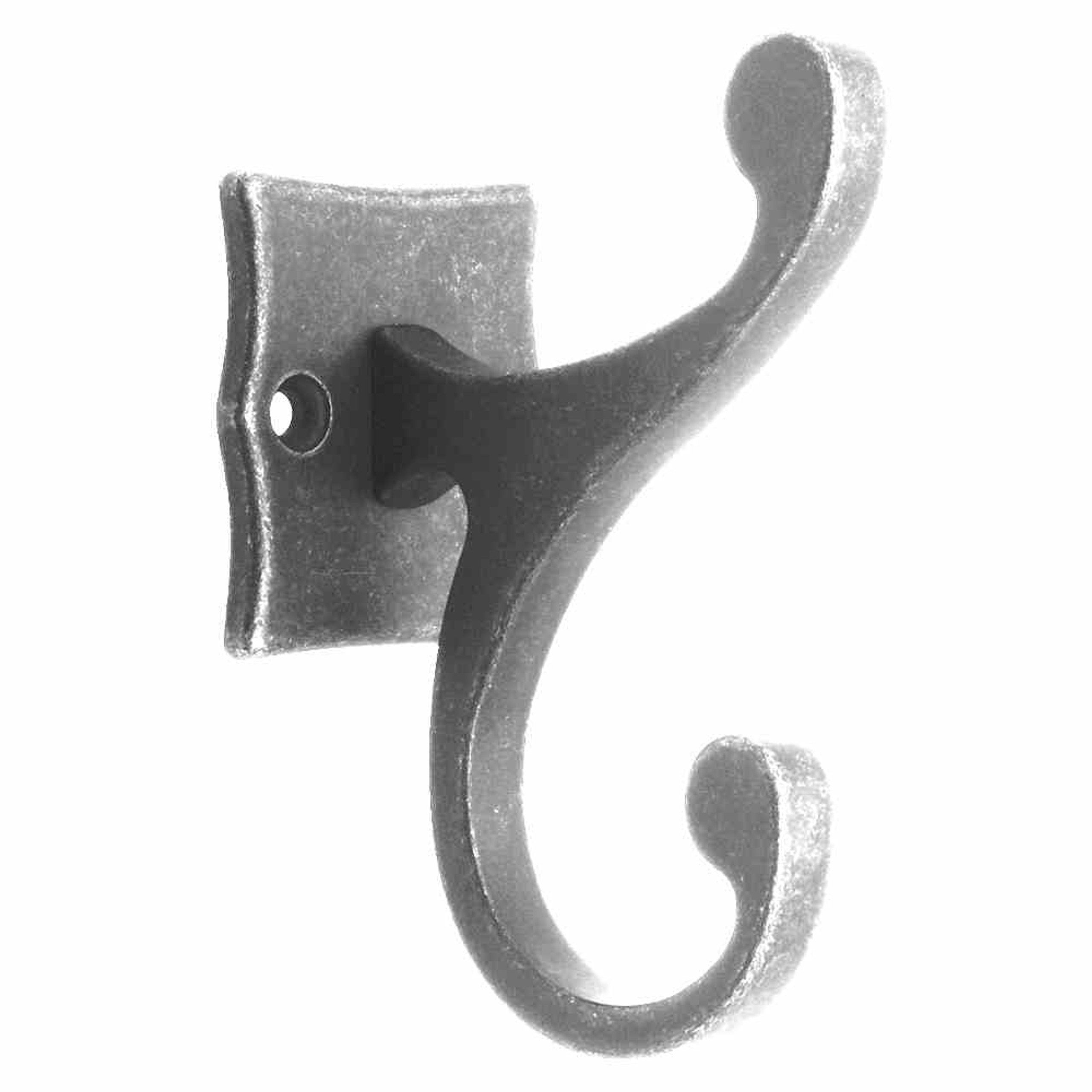 Brainerd Double Scroll Hook, Tumbled Dark Gunmetal LQ111444 D