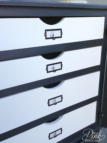 Black Metal Label Holder 3 1/2" (1037) D. Lawless Hardware