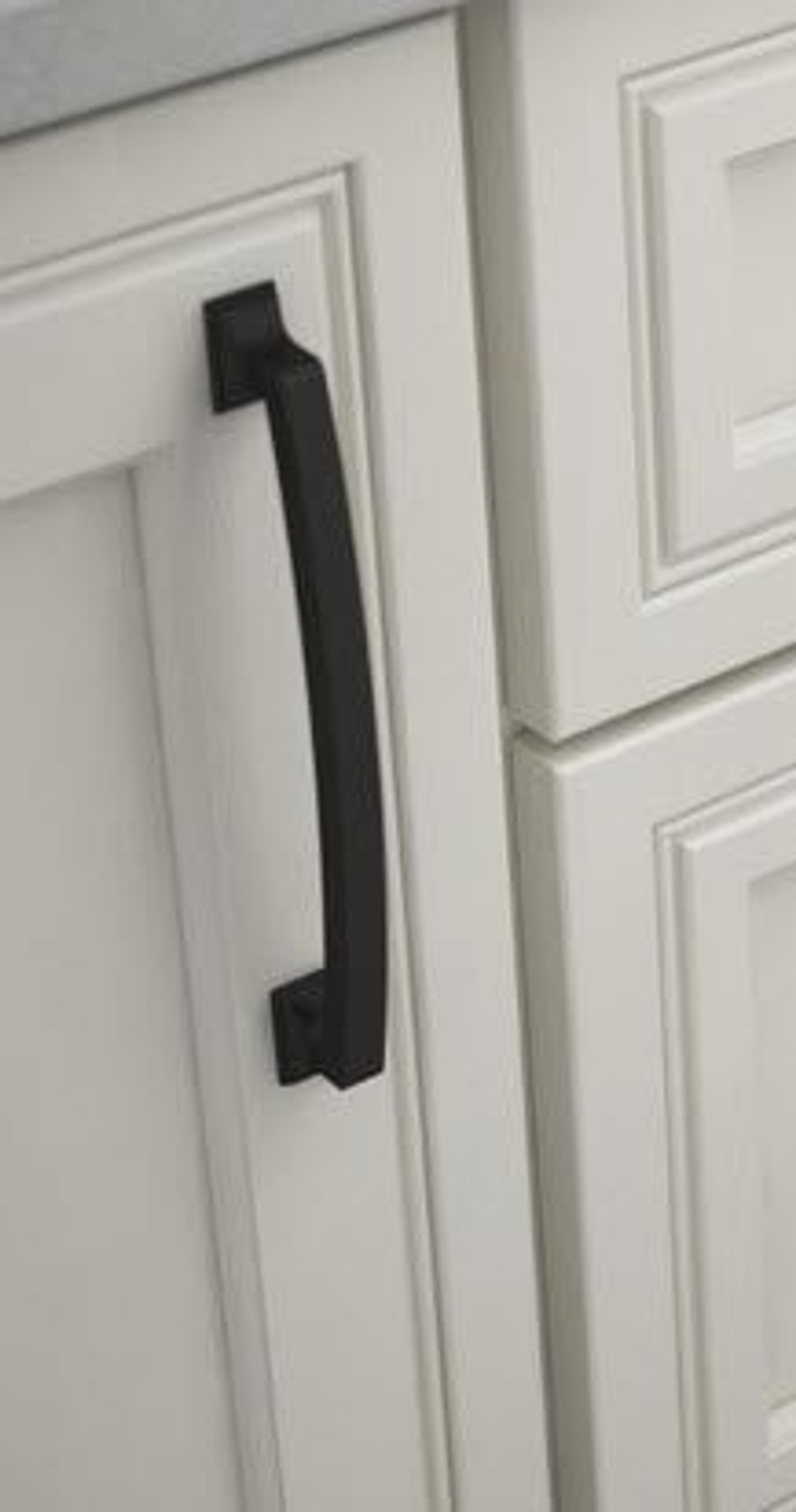 65/16" Classic Edge Drawer Pull Flat Black D. Lawless Hardware