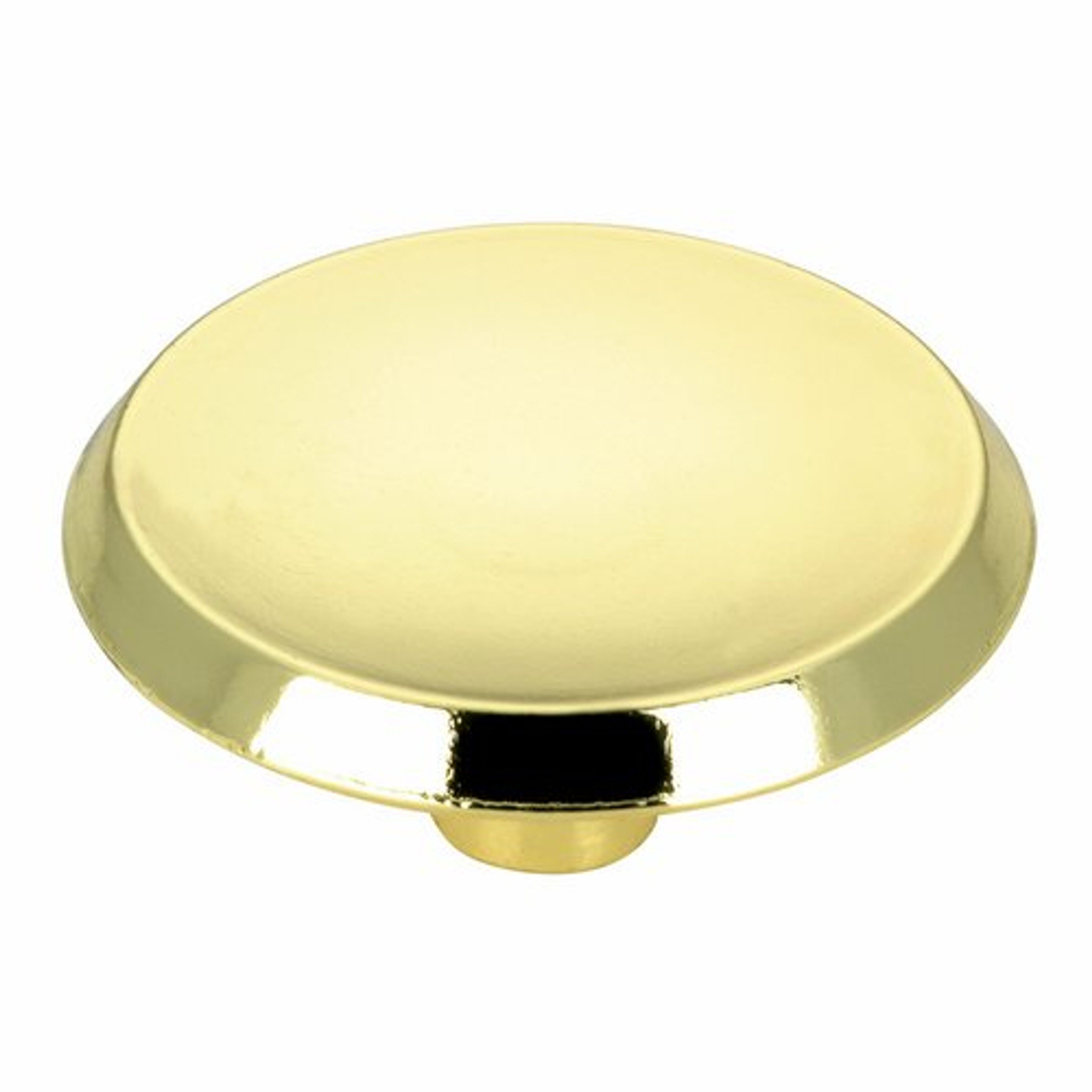 13/4" Amerock Mid Century Retro Concave Knob Polished Brass