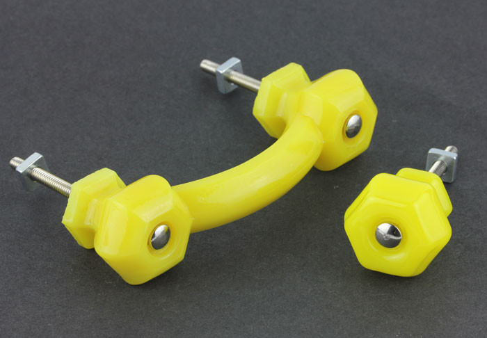 Limited Edition 11/4" Antique Glass Knob Lemon Yellow D. Lawless Hardware