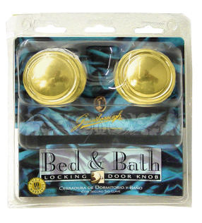 Gainsborough Door Knob Brass Locking Diplomat Collection