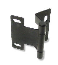 Box Lid Hinge for 3/4" Material Satin Black D. Lawless Hardware