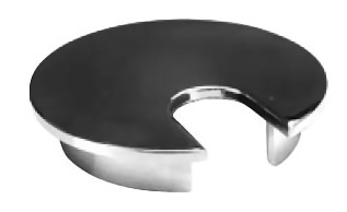 Metal Wire Grommet Flat Black 3" Diameter D. Lawless Hardware