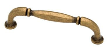 33/4" Mission Style Pull Antique Brass