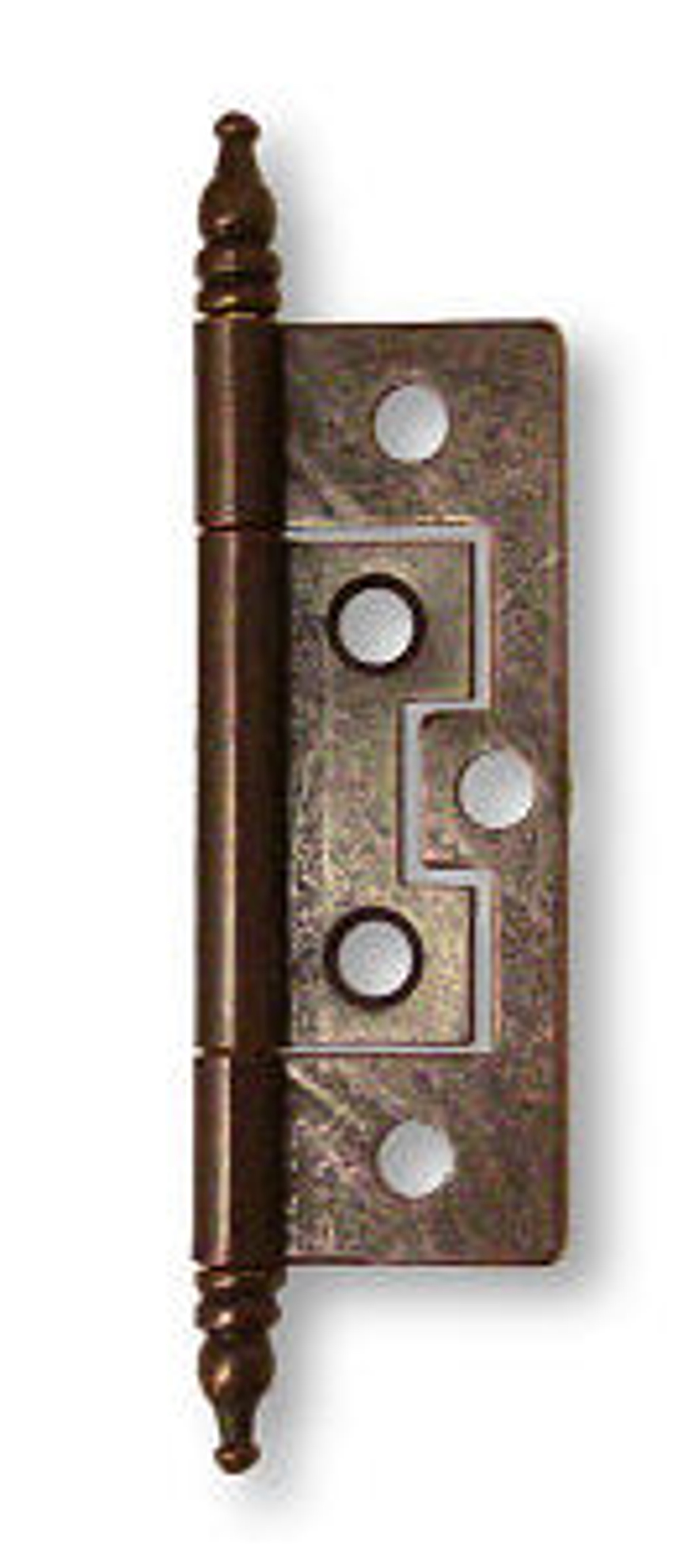 NonMortise Hinge Finial Tips Antique Copper 2"