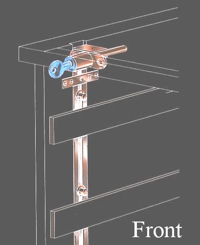 Gang Lock Cylinder Two Keys