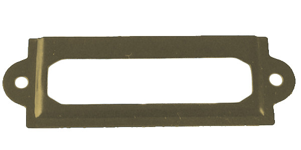 Small Black Label Holder 23/8"