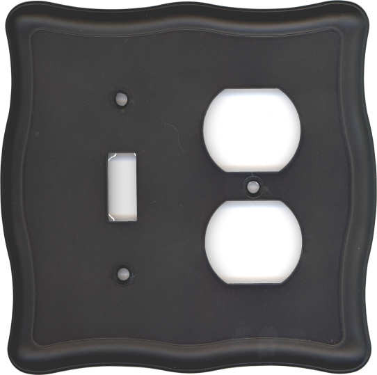 Double Switch Wall Plate Oil Rubbed Bronze
