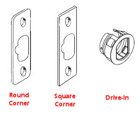 Interior Door Knob Waverline Satin Stainless E Series Left Handed