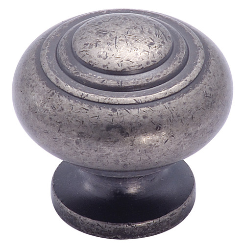 (25-Pack) 1-3-16" Knob - Weathered Nickel