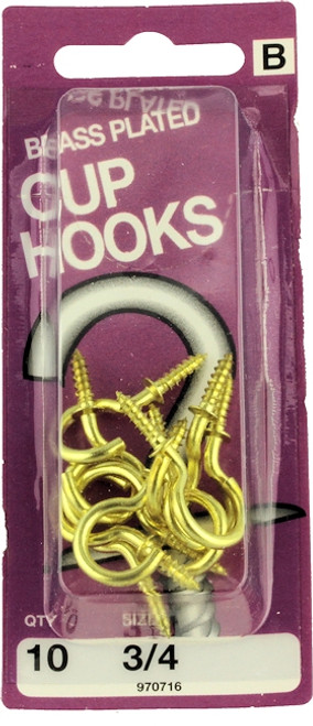 pack of brass cup hooks
H-970716