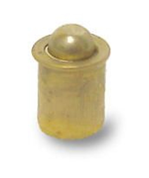 Bullet Catch - 1/4" Diameter Brass Plated Steel - BULLET ONLY - No Strike