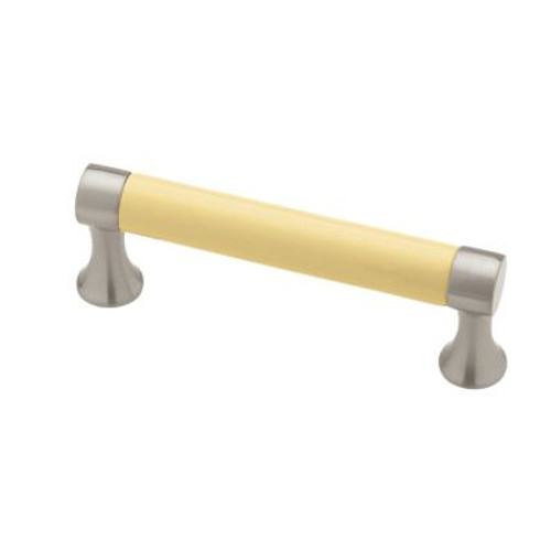 Brushed Satin Pewter Pull with Butter Ceramic
PBF455Y-BTR-C