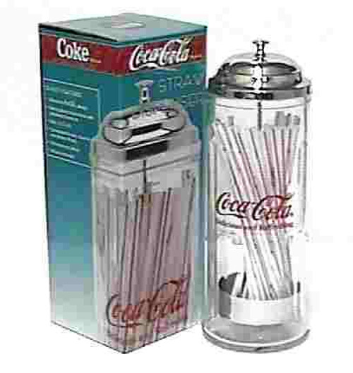Coca Cola 11-1/4" Straw Dispenser COK8791