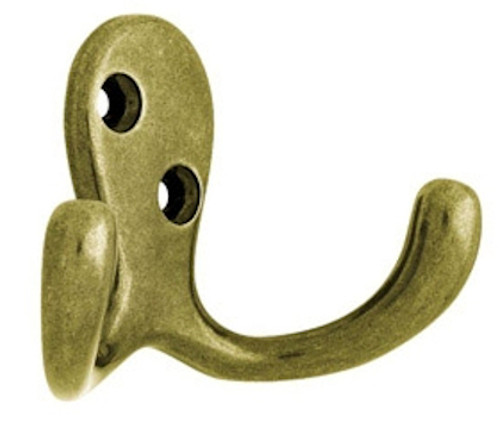 Set of Two Robe Hooks - Antique Brass LQ-B46110W-BAB-U - D