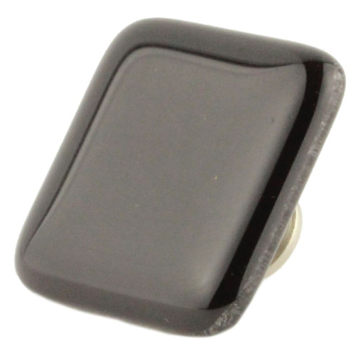 Black Glass Knob with Satin Nickel Base
DL-DS180-BLK-SN