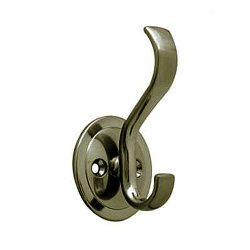 Coat Hook Front Mount Antique Brass With White Ceramic Knobs H23-P2351AB