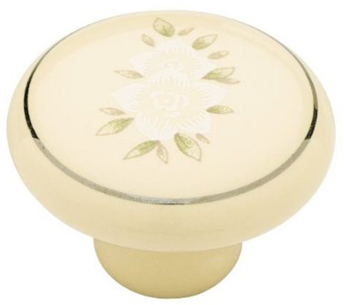 Floral Ceramic Knob
L-P95721-IVR-A